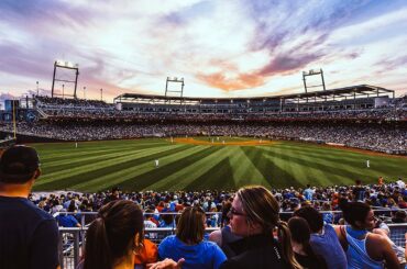 Omaha est venu avec un #BaseballSky ....