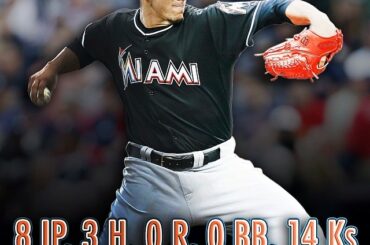 Domination complète par Jose Fernandez. #Couvre-feu...