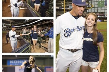 #Repost de @brewers: Tonight @ c_gomez27 a surpris son fan numéro un en lui ...