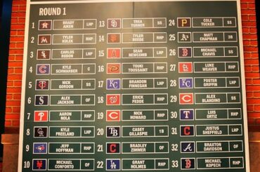 Le premier tour de #mlbdraft est terminé ....
