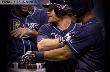 Des #Rays chauds continuent comme des #walkoff. Faites-en 3 dans une rangée ....