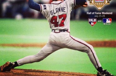 Nous sommes maintenant à 47 jours des inductions #HOF, le numéro que Tom Glavine portait ...