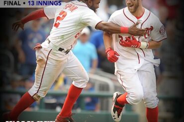Un #walkoff oppo boppo dans le 13? Composez-le, Bryce Harper. Composez-le dans ....