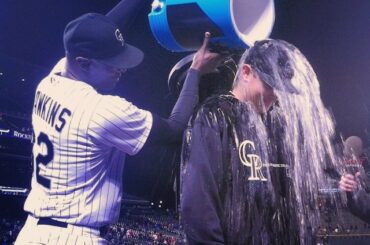Bienvenue au spectacle, gamin. #rockies ...