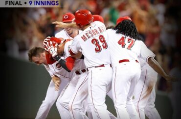 Billy Hamilton a ce butin #WALKOFF avec batte brisée ....