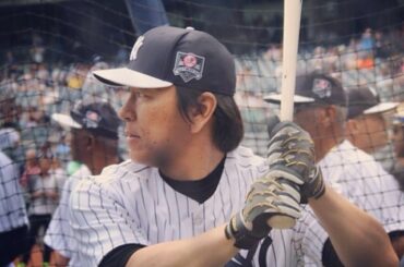 #Repost: Matsui prend BP. #oldtimersday ...