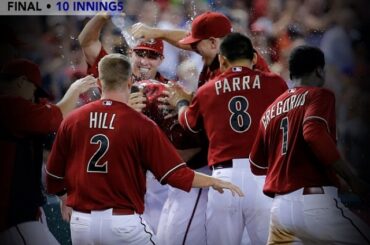 C’est une soirée #WALKOFF pour les @Dbacks, et Goldy est la star ....