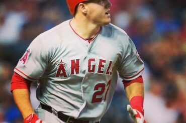 @miketrout est en train de chauffer. #Anges...