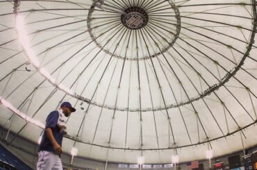C'est une perspective différente de Tropicana Field. #Des rayons...