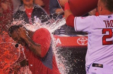 Howie Kendrick a eu la douche #walkoff hier soir ....