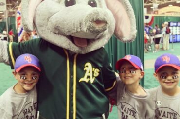 Stomper et ses amis à #ASG #FanFest. @athlétisme...