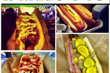 Ballpark hot dogs + baseball d'été = ...