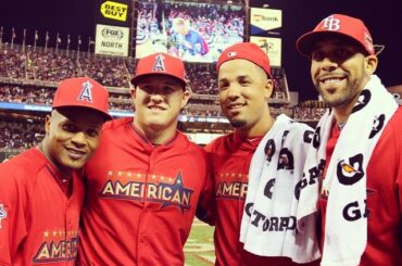 Coéquipiers pour l'instant. @miketrout @ davidprice14 #HRDerby ...