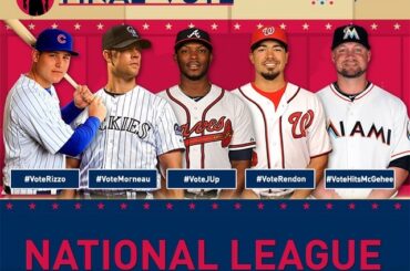 Demain, les tweets comptent.
#FinalVote sponsorisé par Experian. Mlb.com/Vote

Votre NL ...