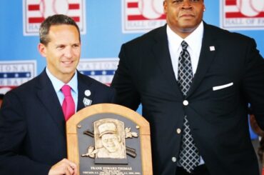 Frank Thomas reçoit sa plaque @baseballhall. #hofwknd ...