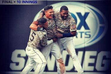 @Padres complète le balayage des Braves avec une autre victoire #walkoff ....