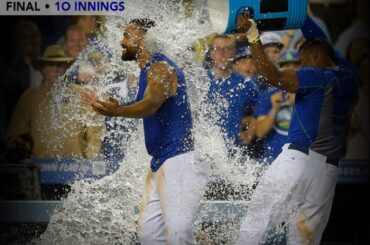 Matt Kemp s'embraye avec une fin #walkoff Hollywood ....