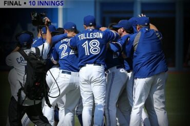 Les @bluejays gardent le rythme de la chasse à l'AL #postseason avec une #walkoff âprement disputée ....