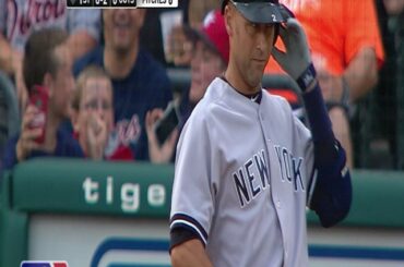 Le neveu de Derek Jeter, Jalen, reconnaît la carrière de son oncle. #FarewellCap ...
