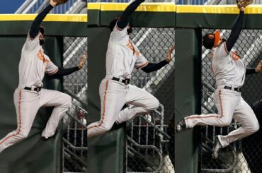 Nick Markakis a #Birdland voler haut dans l'est de l'AL ....