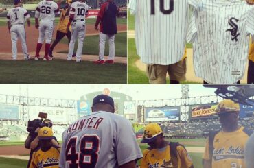 Les stars #LLWS de #JRW gèrent les bases, rencontrent les @Tigers et @WhiteSox avant le ...