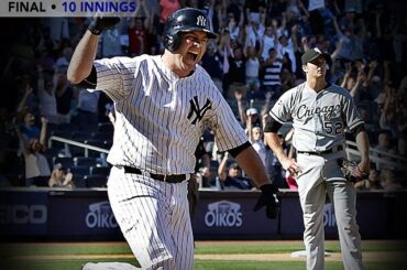 Match nul, bas du 10e, compte de 3-2, 2 outs. Brian McCann a ceci. #Walko ...