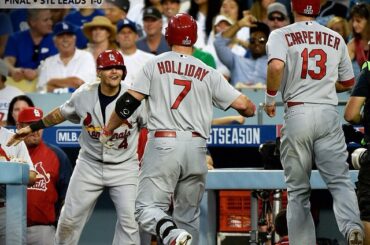 SoCal Stunner: les cardinaux rallient et choquent Kershaw, tandis que les Dodgers remportent le premier match #NLDS ....