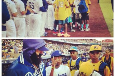 #JRW occupe le devant de la scène au Dodger Stadium. @dodgers ...