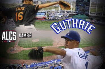 Chen contre Guthrie. #ALCS Game 3, demain soir à Kansas City ....