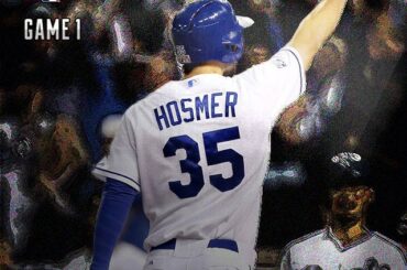Eric Hosmer n'a pas l'intention de ralentir dans le #ALCS ....