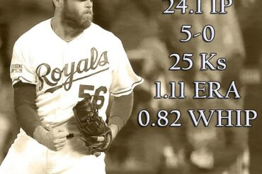 Au cours des 6 derniers matchs, le @kcroyals a été au-delà de #LightsOut ....
