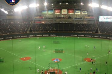 Le dôme de Sapporo est prêt pour le cinquième match de la série #Japan ....