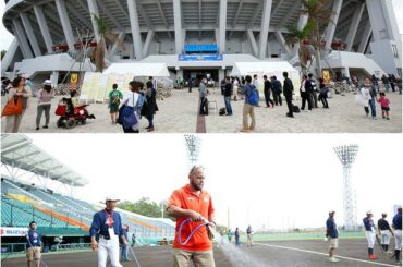 Nous sommes prêts pour le baseball à Okinawa. #JapanSeries ...