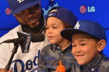 La famille Kendrick aime ce @Dodgers Blue. #Cuisinère chaude...