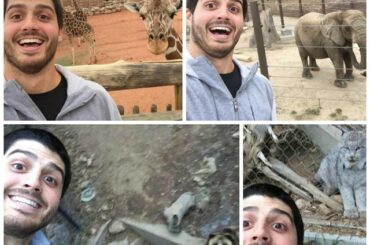 @ mappel26 va au zoo. #Selfie ...