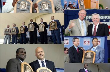 Qui rejoindra ces légendes sur le @BaseballHall? La couverture # HOF2015 commence demain ...
