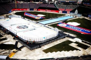 Le Nationals Park est un peu différent de nos jours pour le #WinterClassic. (Vi ...