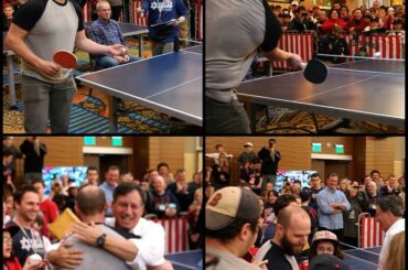 Dustin Pedroia: champion du diamant et de la table de ping-pong. #SoxWinterWeekend ...