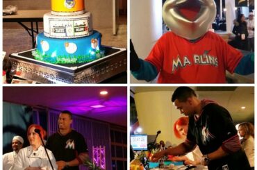 @ giancarlo818 et l'hôte @marlins #TasteofMiami au Marlins Park ....