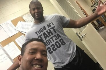 @ salvadorp13 et LoCain déjà en forme de mi-saison #selfie. #BaseballBegins ...
