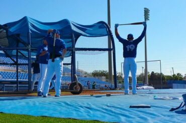 @ JoeyBats19, sur le point de broyer. #Entraînement de printemps...