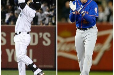 Les chauves-souris sont en vigueur ce soir. #SubwaySeries ...