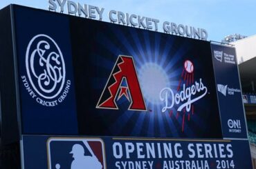 Le tableau de bord du terrain de cricket de Sydney est prêt pour la série #Opening ....