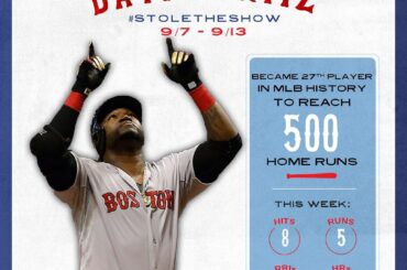 Gros chiffre pour Big Papi. #StoleTheShow ...