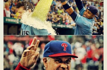À une minute d'intervalle, #Rays gagne sur #walkoff homer et la première victoire de Ryne Sandberg en tant que #Ph ...