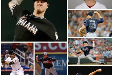@Dodgers acquièrent les RHP Mat Latos, Bronson Arroyo, Jim Johnson, LHPs Alex Wood, Lu ...