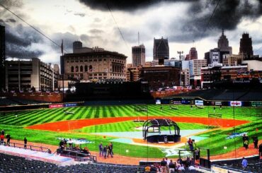 Comerica Park. Le calme avant la tempête. #ALCS ...