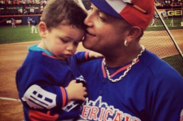 Slugger et son fils. #hrderby ...