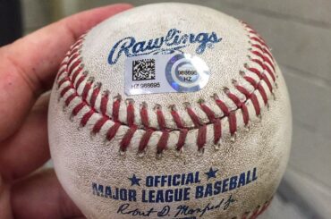 Out No. 27 - celui qui a presque trouvé le sol. (via MLB Authentic) #DomiNoNo ...