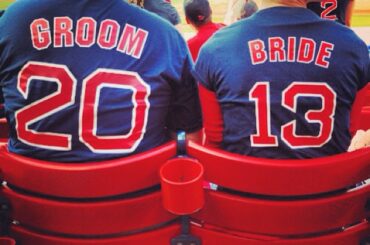Couple heureux. #redsox ...
